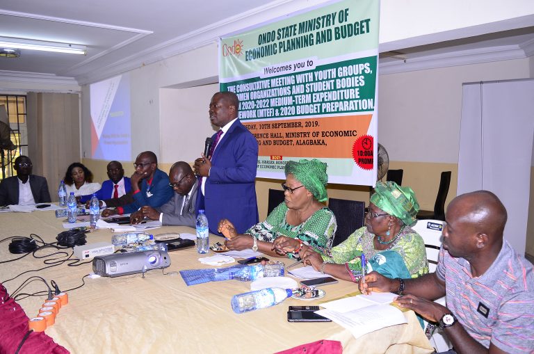 2020 Budget Ondo Government Engages More Stakeholders Ondo State